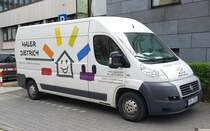 =Peugeot Boxer vom Maler DIETRICH steht im Juni 2021 in Hünfeld