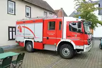 Feuerwehr Usingen im Taunus Mercedes Benz Atego LF10 Kats am 28.08.21 bei der Fahrzeugvorstellung