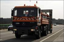 ACTROS 1831 auf der Talbr�cke Kattenbusch... 