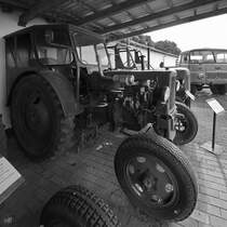 Mitte August 2021 war im DDR-Museum Dargen dieser Traktor RS04/30 zu sehen.