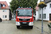 Feuerwehr Usingen im Taunus MAN TGM LF20 am 28.08.21 bei der Fahrzeugvorstellung