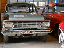 Dieser Moskwitsch 412 war Mitte August 2021 im DDR-Museum Dargen zu sehen.