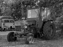 Im DDR-Museum Dargen ist dieser in Rumänien gebaute Traktor UTB Universal 650 M zu sehen. (August 2021)