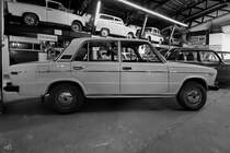 Ein Lada 2106 im August 2021 im DDR-Museum Dargen.