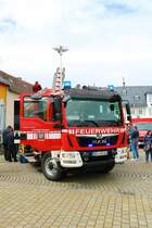 Feuerwehr Usingen im Taunus MAN TGM HLF10 am 28.08.21 bei der Fahrzeugvorstellung