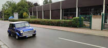 Mini Cooper bei einer Oldtimer Ausfahrt. Foto 29.08.2021
