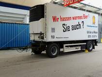 Kühlanhänger im Bereich des Bundesliga-Fußballstadion in Ried; 210826