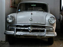 Dieser Moskwitsch 423 Kombi war Mitte August 2021 im DDR-Museum Dargen zu sehen.