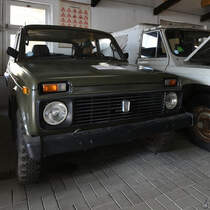 Ein Lada Niva im August 2021 im DDR-Museum Dargen. 