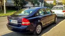 Rückansicht: Volvo S40 Mk2. Foto: 11.2020.