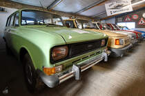 Dieser Moskwitsch 2137 Kombi war Mitte August 2021 im DDR-Museum Dargen zu sehen.