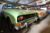 Dieser Moskwitsch 2137 Kombi war Mitte August 2021 im DDR-Museum Dargen zu sehen.