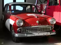 Ein Moskwitsch 407 war im August 2021 im DDR-Museum Dargen zu sehen.