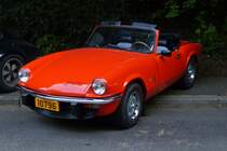 Triumph Spitfire 1500 war beim Oldtimertreffen „History Vehicles“ in Lasauvage (L) am Straßenrand abgestellt. 05.09.21