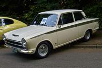 Ford Cortina war beim Oldtimertreffen „History Vehicles“ in Lasauvage (L) am Straßenrand abgestellt. 05.09.21