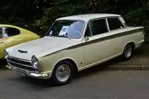 Ford Cortina war beim Oldtimertreffen „History Vehicles“ in Lasauvage (L) am Straßenrand abgestellt. 05.09.21