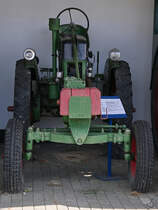 Mitte August 2021 war im DDR-Museum Dargen dieser Geräteträger RS 08/15 Maulwurf zu sehen.