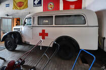 Dieser Robur Garant 30K ist Teil der Ausstellung im DDR-Museum Dargen. (August 2021)