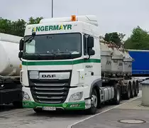 =DAF XF-Sattelzug von ANGERMAYR aus Österreich rastet im Juni 2021 an der A 7