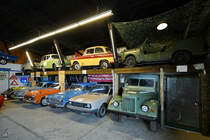 Im Bild ein Teil der PKW-Ausstellung im DDR-Museum Dargen. (August 2021)