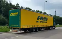 =MB Actros-Sattelzug von der Spedition FRYE, 06-2021