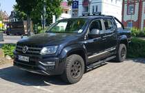 =VW Amarok Dark Label steht im Juli 2021 in Hünfeld