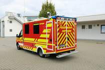 Neuer Feuerwehr Hofheim am Taunus Mercedes Benz Sprinter ELW am 10.09.21 bei einen Fototermin