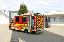 Neuer Feuerwehr Hofheim am Taunus Mercedes Benz Sprinter ELW am 10.09.21 bei einen Fototermin
