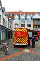 Feuerwehr Hattersheim Mercedes Benz Sprinter ELW am 11.09.21 bei der 112 Jahre Feier auf dem Markplatz