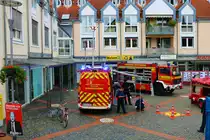 Feuerwehr Hattersheim Mercedes Benz Sprinter ELW am 11.09.21 bei der 112 Jahre Feier auf dem Markplatz