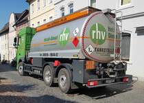 =DAF XF von  rhv  bei der Heizoelauslieferung in Hünfeld, 06-2021