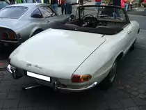Heckansicht eines Alfa Romeo Duetto Spider. Oldtimertreffen in Heiligenhaus am 12.09.2021.