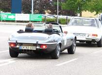 Eine schne Rckansicht hat dieser E-Type, Chemnitz 24.07.07