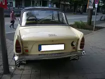 Heckansicht eines DKW F11 Junior. Oldtimertreffen in Heiligenhaus am 12.09.2021.
