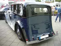 Heckansicht eines Rolls Royce 20/25 HP aus dem Jahr 1935 mit einer Karosserie von Park Ward. Oldtimertreffen in Heiligenhaus am 12.09.2021. 