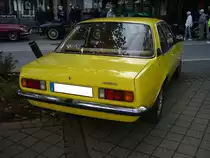 Heckansicht eines Opel Ascona B. Oldtimertreffen in Heiligenhaus am 12.09.2021.
