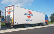 =DAF-Sattelzug von JAN DE RIJK rastet im Juni 2021 an der A 7