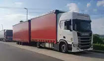 =Scania R 450-Hängerzug von VINCENT Dobrava, 06-2021