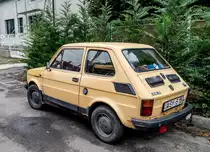 Rückansicht: Polski Fiat 126P  Kleinposlki  (11.2020).
