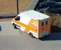 =MB Sprinter vom ASB unterwegs in Kassel, 08-2021