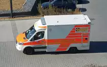 =MB Sprinter vom ASB unterwegs in Kassel, 08-2021