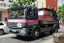 =MB des Entsorgungsunternehmens SCHMITT unterwegs in Hünfeld, 06-2021