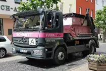 =MB des Entsorgungsunternehmens SCHMITT unterwegs in Hünfeld, 06-2021