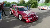 Alfa Romeo 155 V6 TI im Renntrimm. 6-Zylinder-Motor mit 2498ccm und 430PS (313kW9. Foto: AVUS 100, 24.09.2021