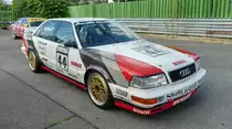 AUDI V8 quattro DTM. 3600ccm und 420PS (313kW). Foto: AVUS 100, 24.09.2021