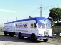 Der Werdauer IFA H6 M�belzug der Spedition Schumann hier noch einmal zum IFA-Oldtimertreffen 2007 auf dem Gel�nde des KfZ-Werks  Ernst Grube .