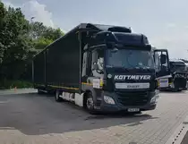 =DAF CF der Spedition KOTTMEYER rastet an der A 7 im Juni 2021
