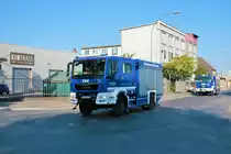 THW Frankfurt am Main MAN TGM GKW am 25.09.21 im Osthafen 