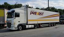 =DAF XF-Sattelzug von der PREVOST-Gruppe, 06.2021