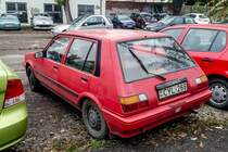 Rückansicht: Toyota Corolla E80. Foto: 11.2020.